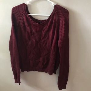 Maroon sweater